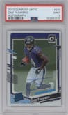 Zay Flowers  from the 2023 Donruss Optic set graded by PSA and given an overall grade of 9.