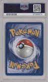 Charizard from the 1999 Pokemon set graded by PSA and given an overall grade of 8.