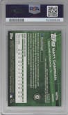 Matt Chapman from the 2017 Topps Chrome Update Series set graded by PSA and given an overall grade of 10.