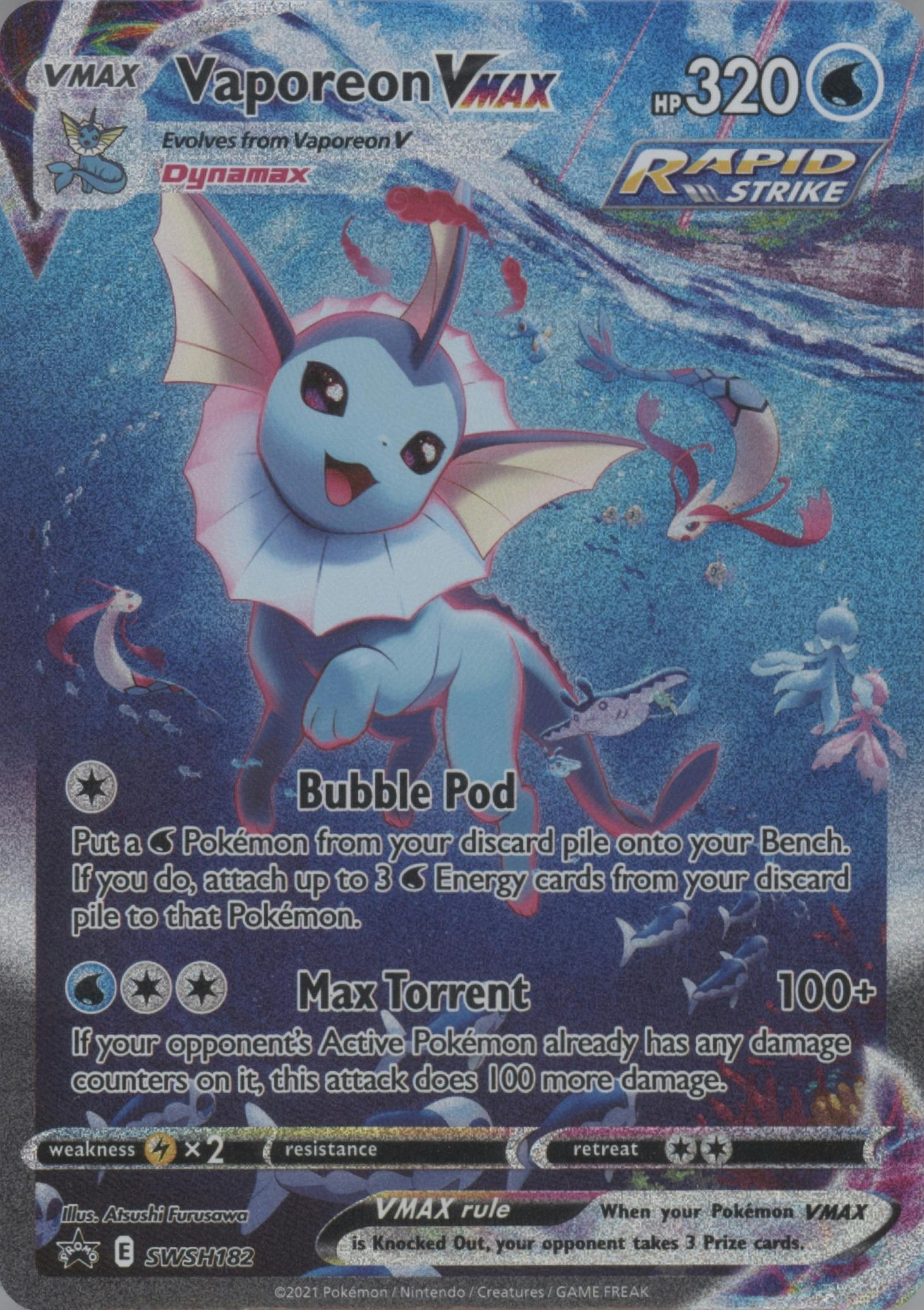 Vaporeon VMAX | ARENA CLUB