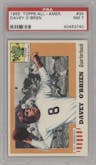 Davey O'Brien from the 1955 Topps All-American set graded by PSA and given an overall grade of 7.