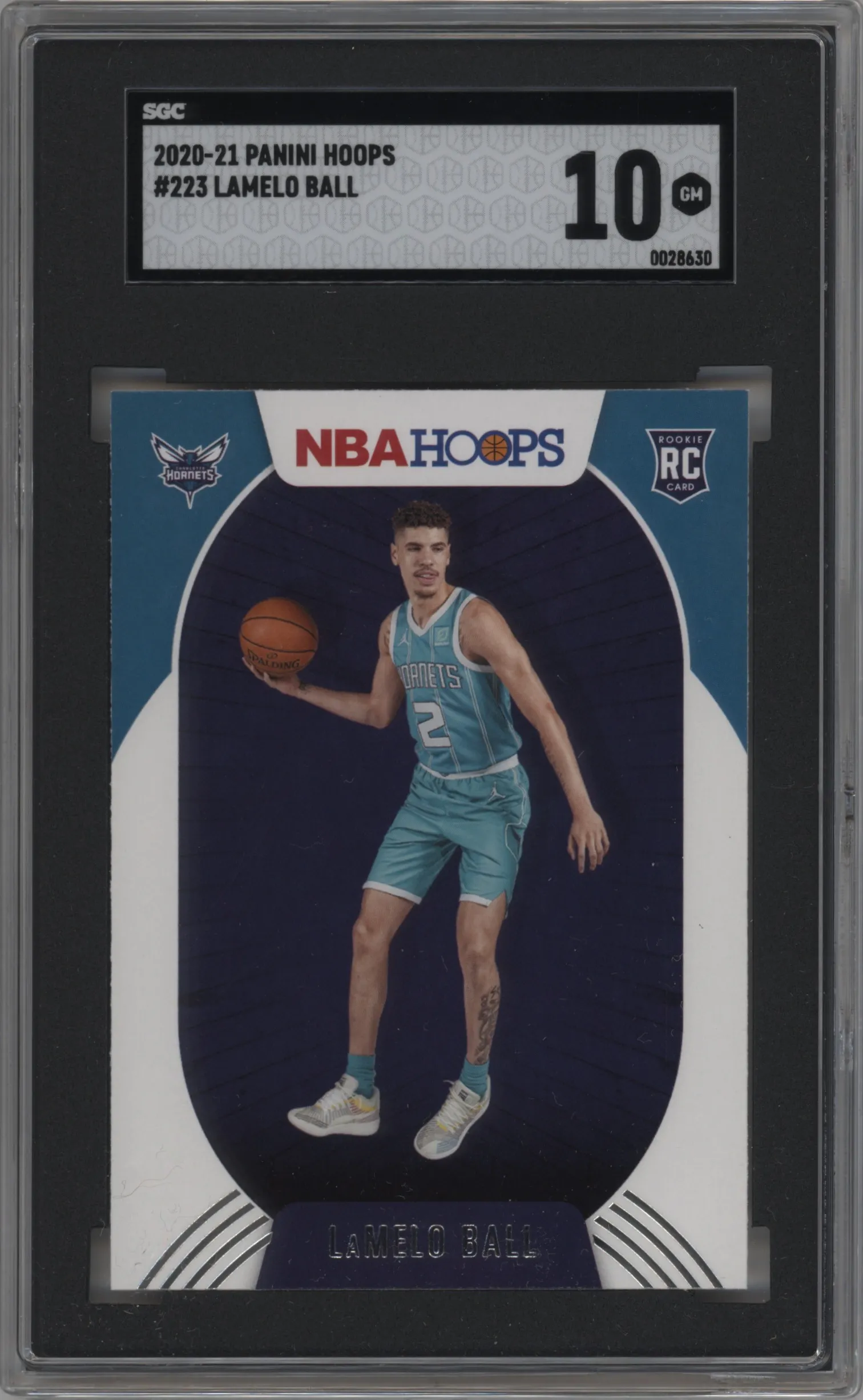 2020 Panini NBA Hoops LaMelo Ball SGC 10