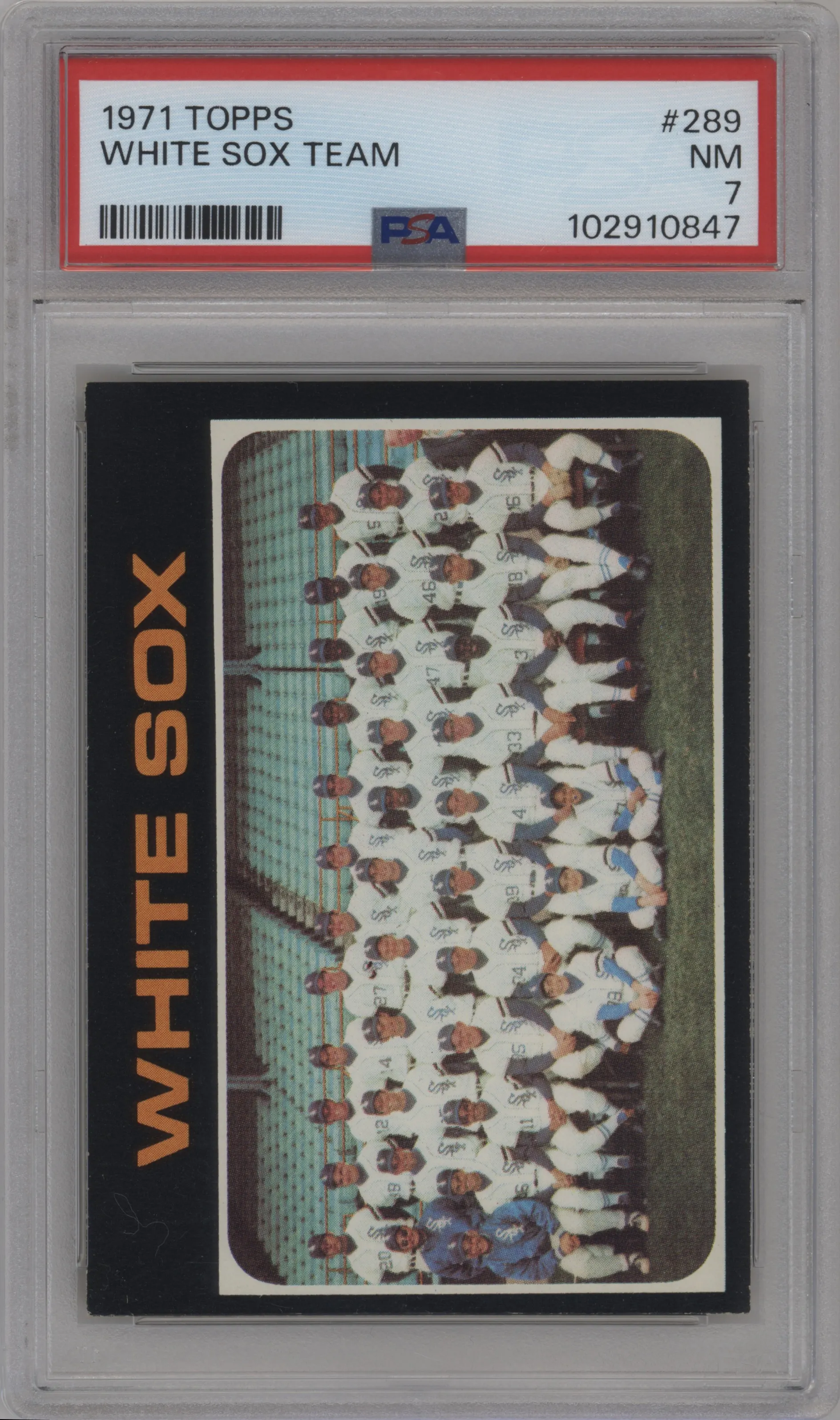 1971 Topps Chicago White Sox PSA 7