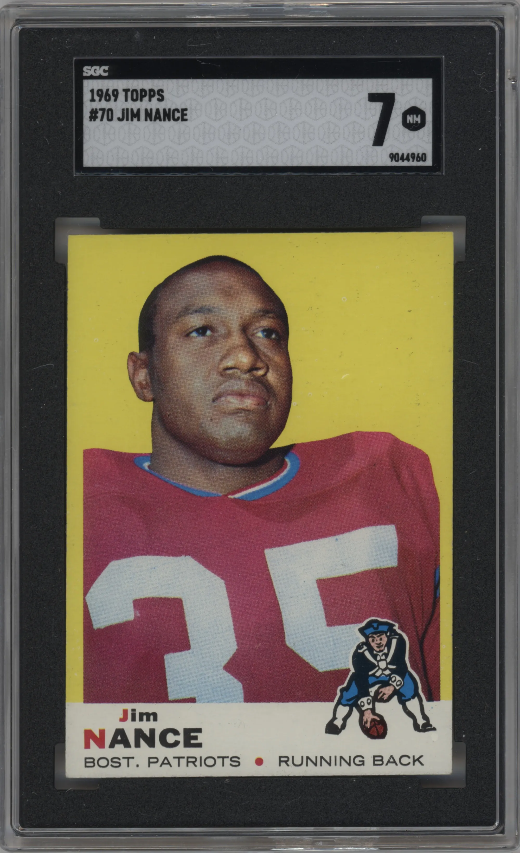 1969 Topps Jim Nance #70 SGC 7
