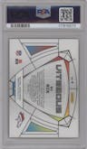 Bo Nix from the 2024 Panini Obsidian set graded by PSA and given an overall grade of 9.