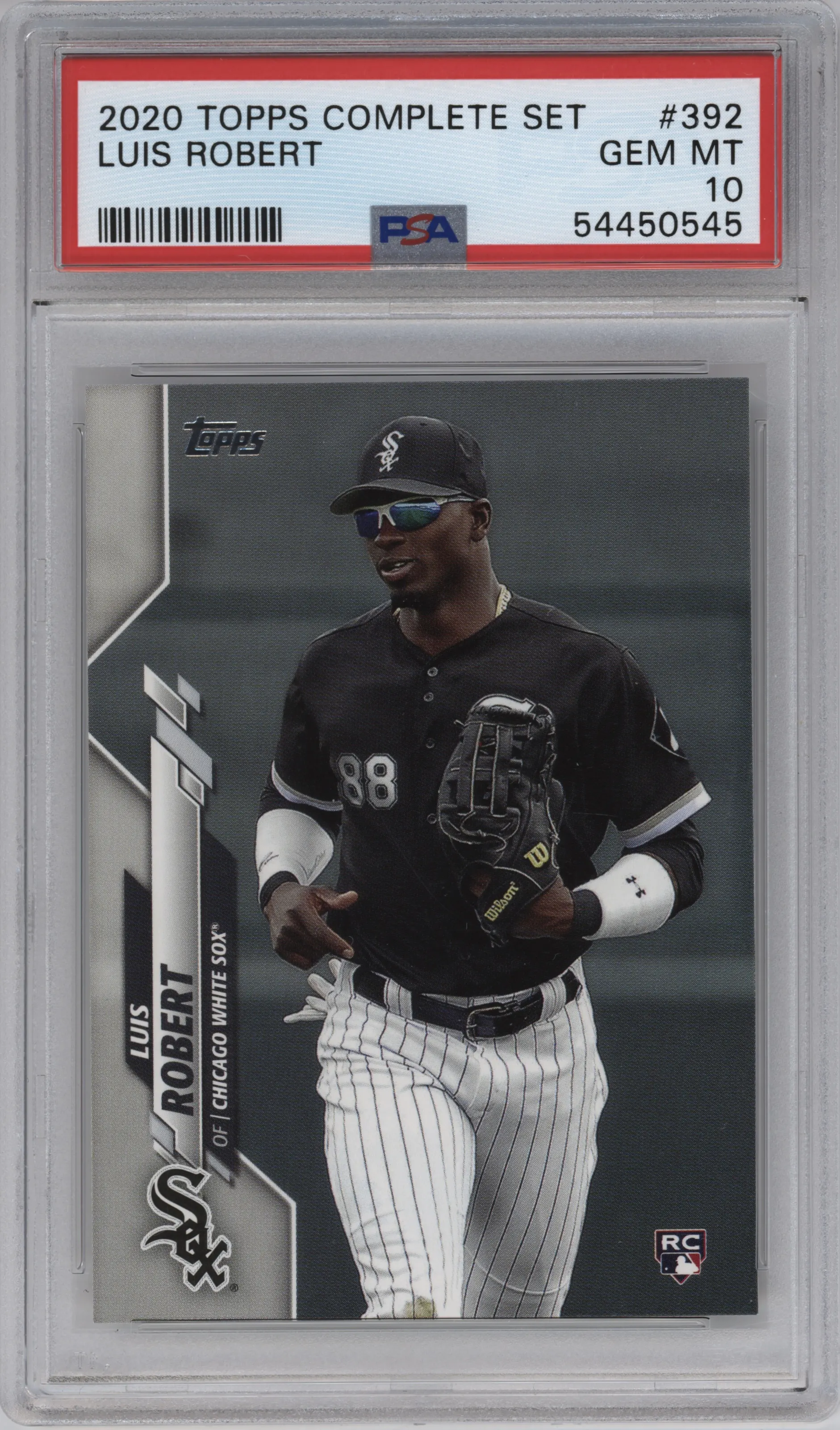 2020 Topps Complete Set Luis Robert PSA 10