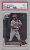 Elly De La Cruz from the 2022 Bowman set graded by PSA and given an overall grade of 9.