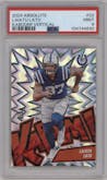 Laiatu Latu from the 2024 Panini Absolute set graded by PSA and given an overall grade of 9.