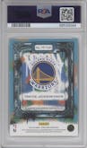 Trayce Jackson-Davis from the 2023-24 Panini Court Kings set featuring a Ruby parallel graded by PSA and given an overall grade of 9.