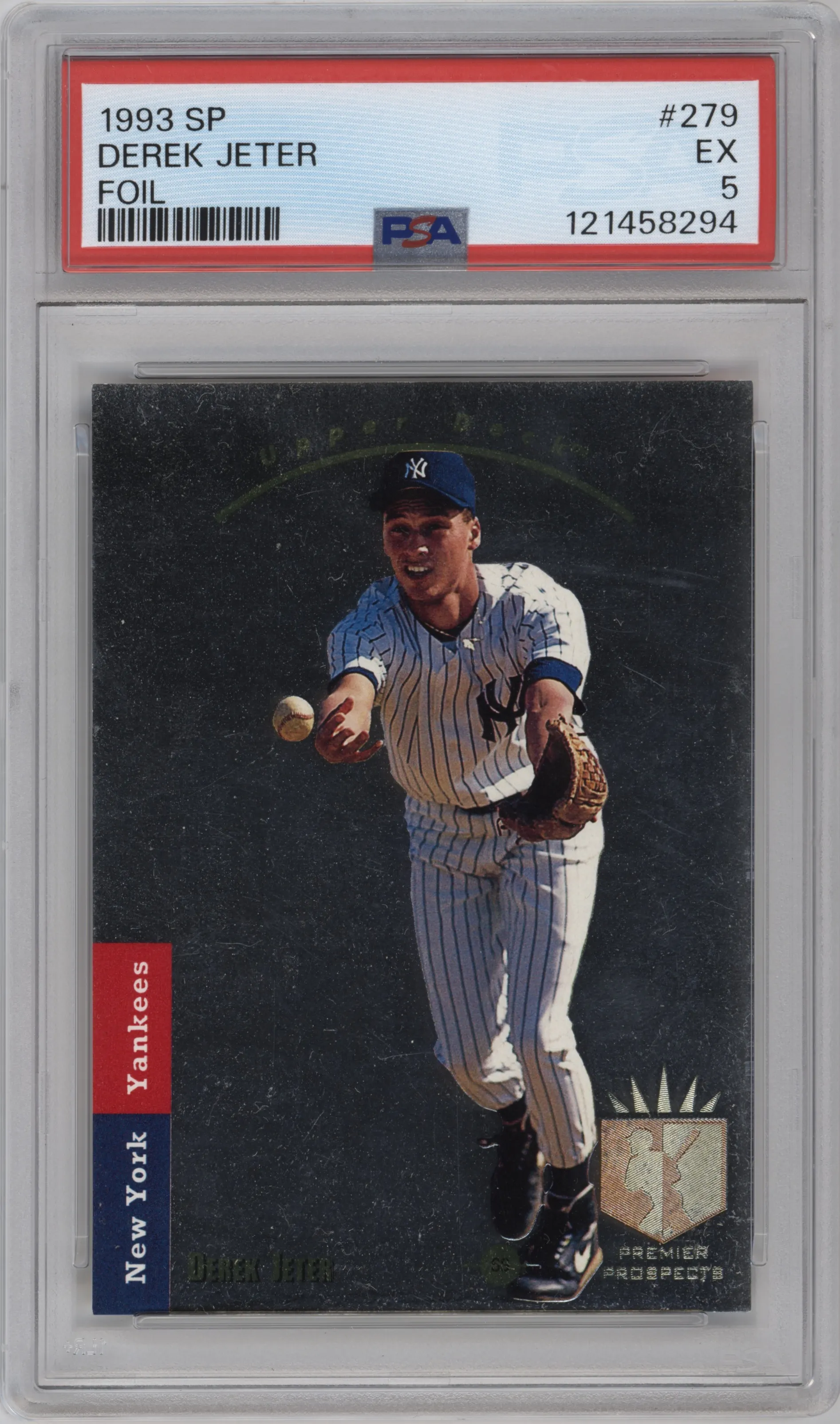 1993 Upper Deck SP Derek Jeter Foil #279 PSA 5