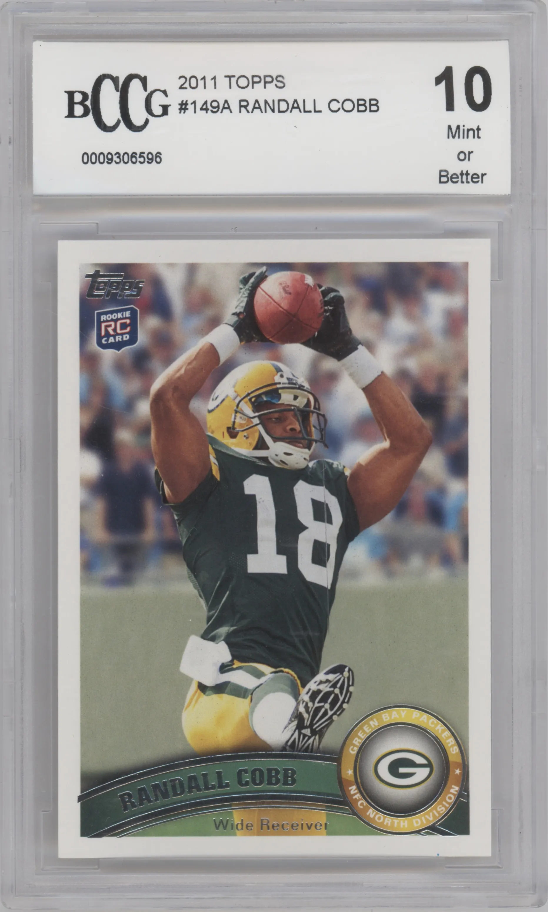 2011 Topps Randall Cobb #149 BGS 10