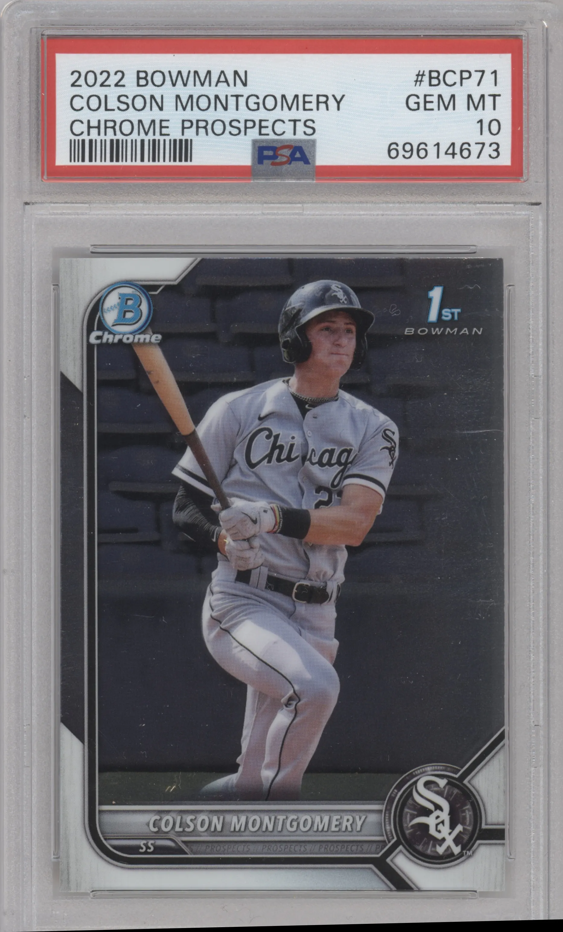 2022 Bowman Chr.Pros. Colson Montgomery PSA 10