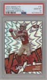 Ricky Pearsall from the 2024 Panini Absolute set graded by PSA and given an overall grade of 10.