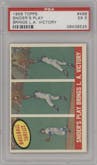 Snider's Play Brings LA Victory from the 1959 Topps set graded by PSA and given an overall grade of 5.