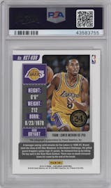 Kobe Bryant from the 2018-19 Panini Contenders set graded by PSA and given an overall grade of 10.
