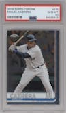 Miguel Cabrera from the 2019 Topps Chrome set graded by PSA and given an overall grade of 10.
