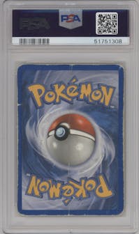 Mew Gold Star from the 2006 Pokemon EX set graded by PSA and given an overall grade of 1.