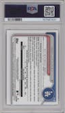 Emil Morales from the 2024 Bowman Chrome set featuring a Purple Refractor parallel graded by PSA and given an overall grade of 9.