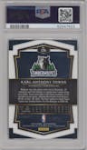 Karl-Anthony Towns from the 2015-16 Panini Select  set graded by PSA and given an overall grade of 9.