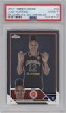 Juju Watkins from the 2023 Topps Chrome McDonald's All American set graded by PSA and given an overall grade of 10.