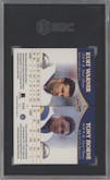 Kurt Warner/Tony Horne from the 1999 Pacific set graded by SGC and given an overall grade of 9.
