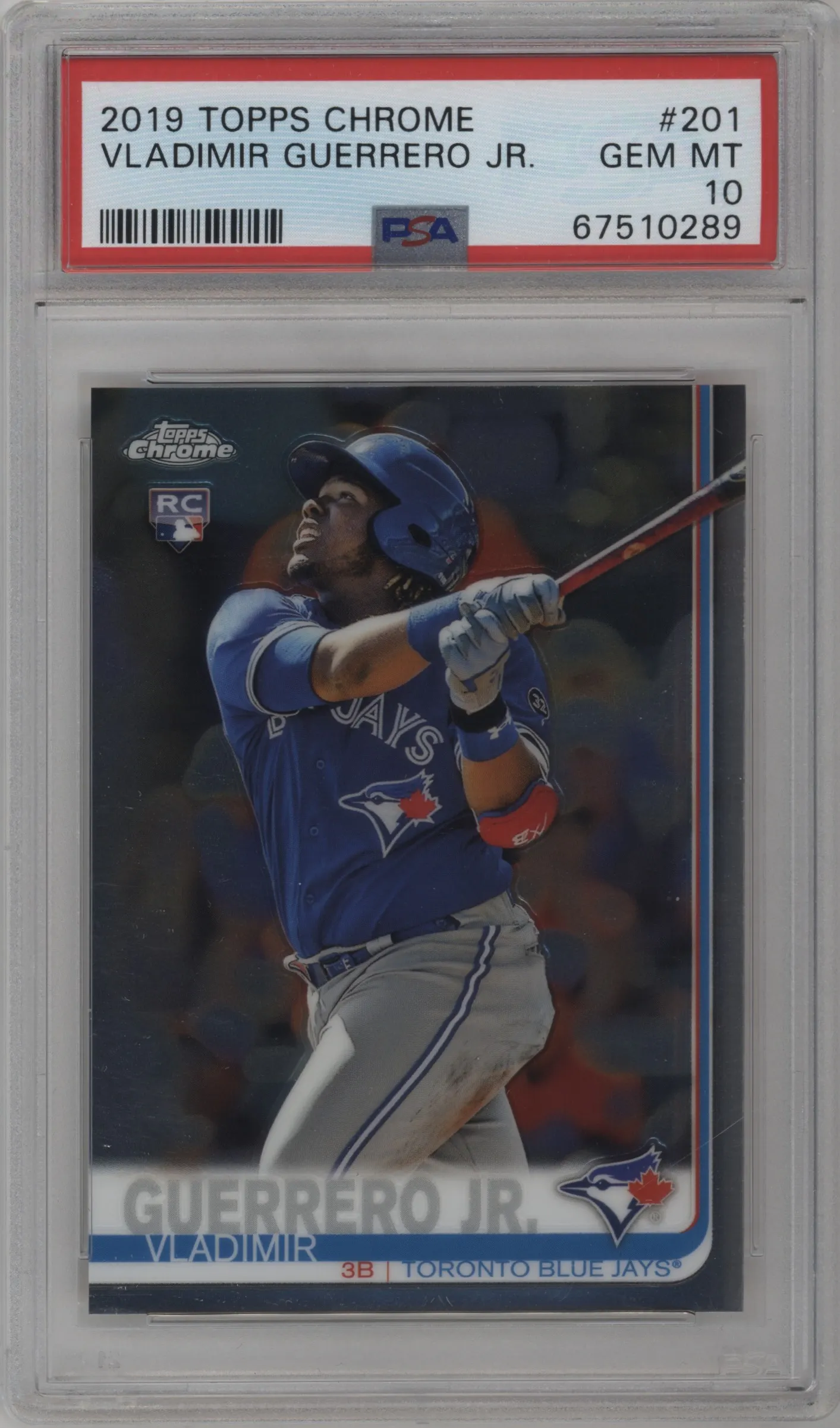 2019 Topps Chrome Vladimir Guerrero Jr. PSA 10