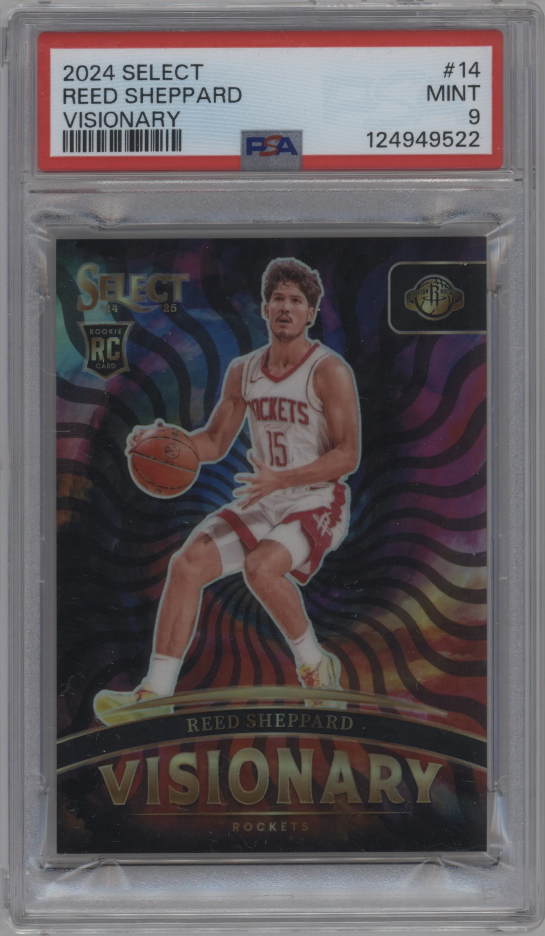 2024 Panini Select Visionary Reed Shepphard PSA 9