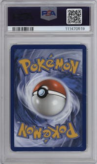 Terapagos ex from the 2024 Pokemon SV set graded by PSA and given an overall grade of 10.
