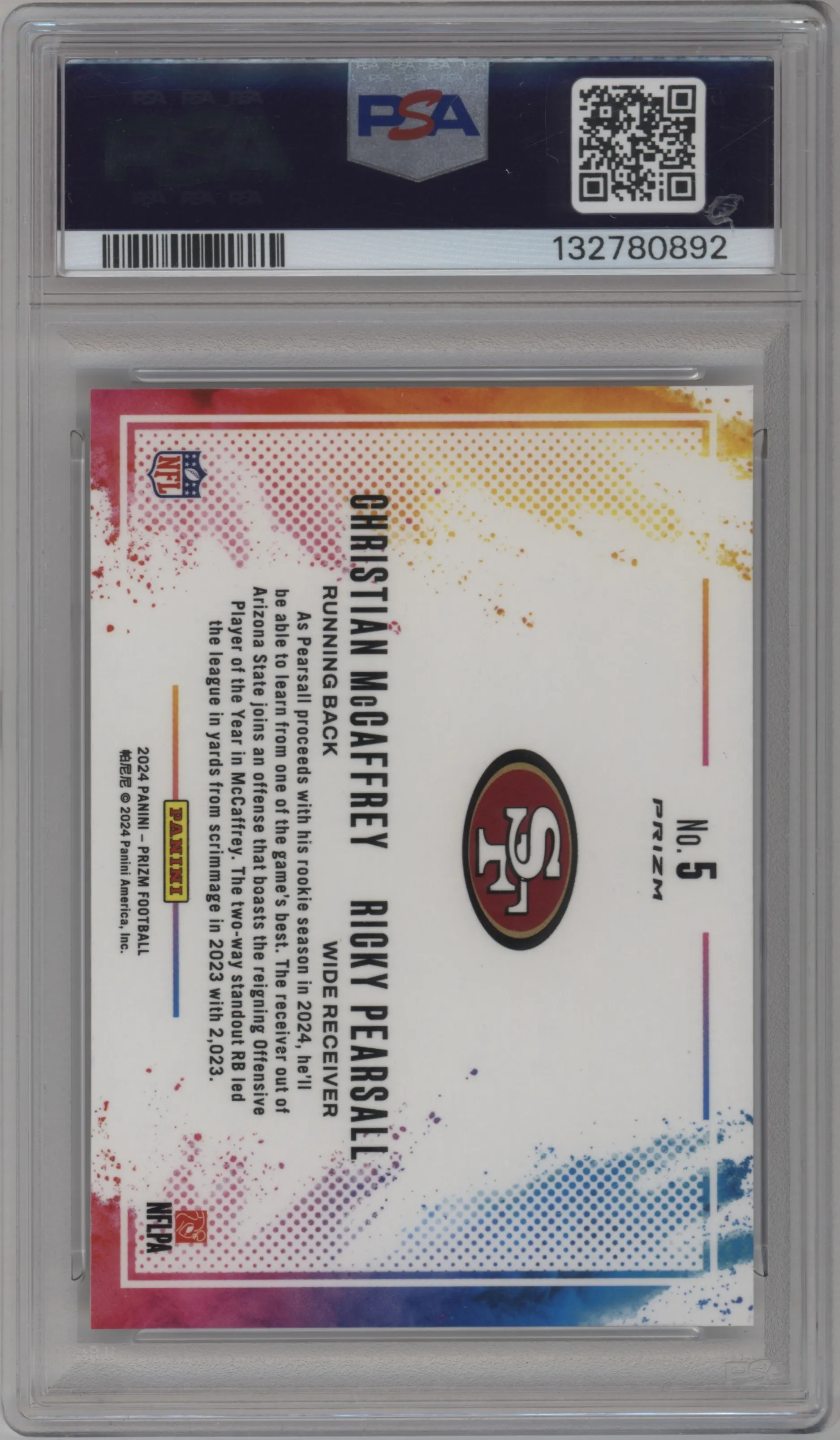 Christian McCaffrey/Ricky Pearsall