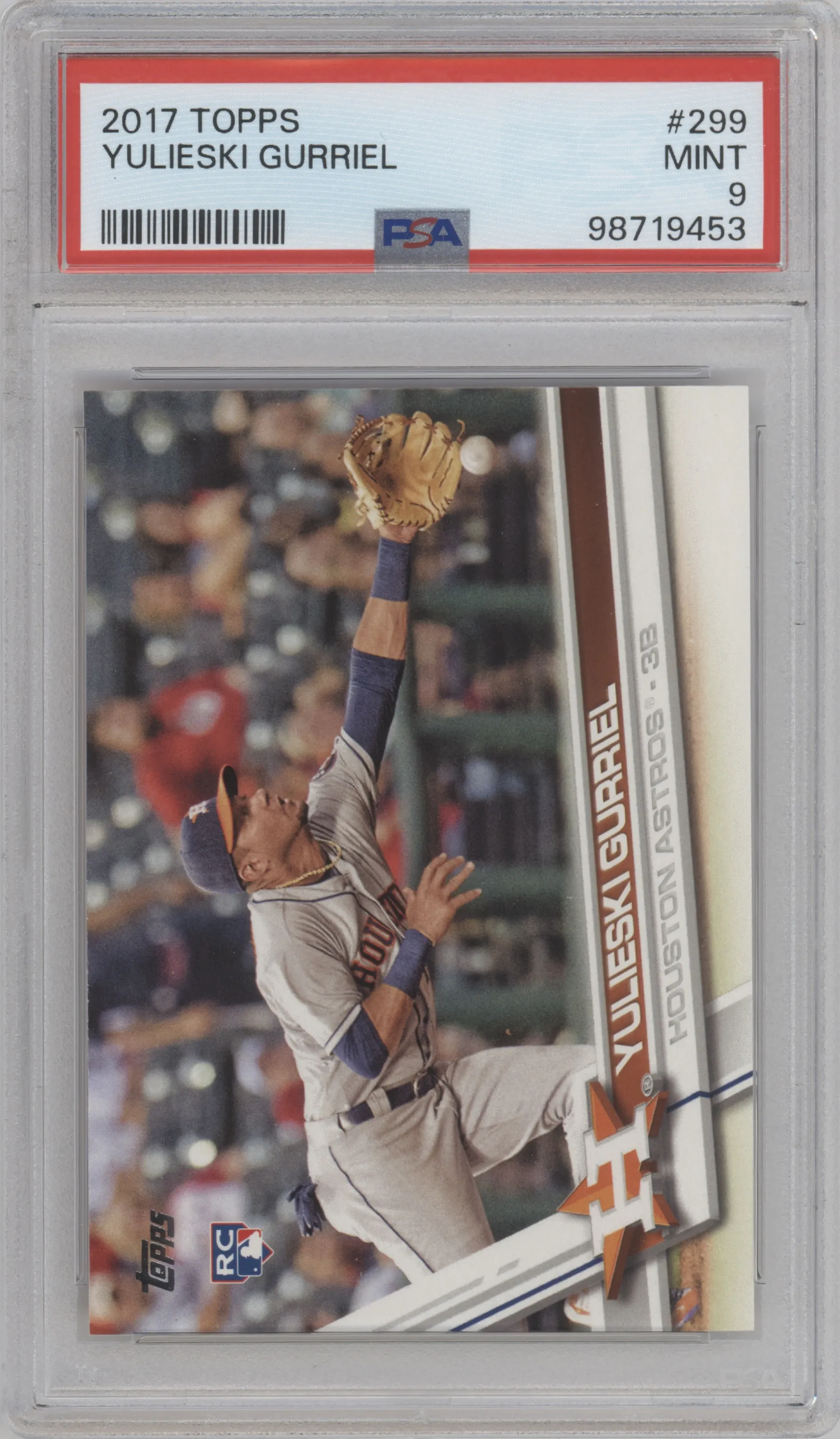 2017 Topps Series 1 Yulieski Gurriel PSA 9