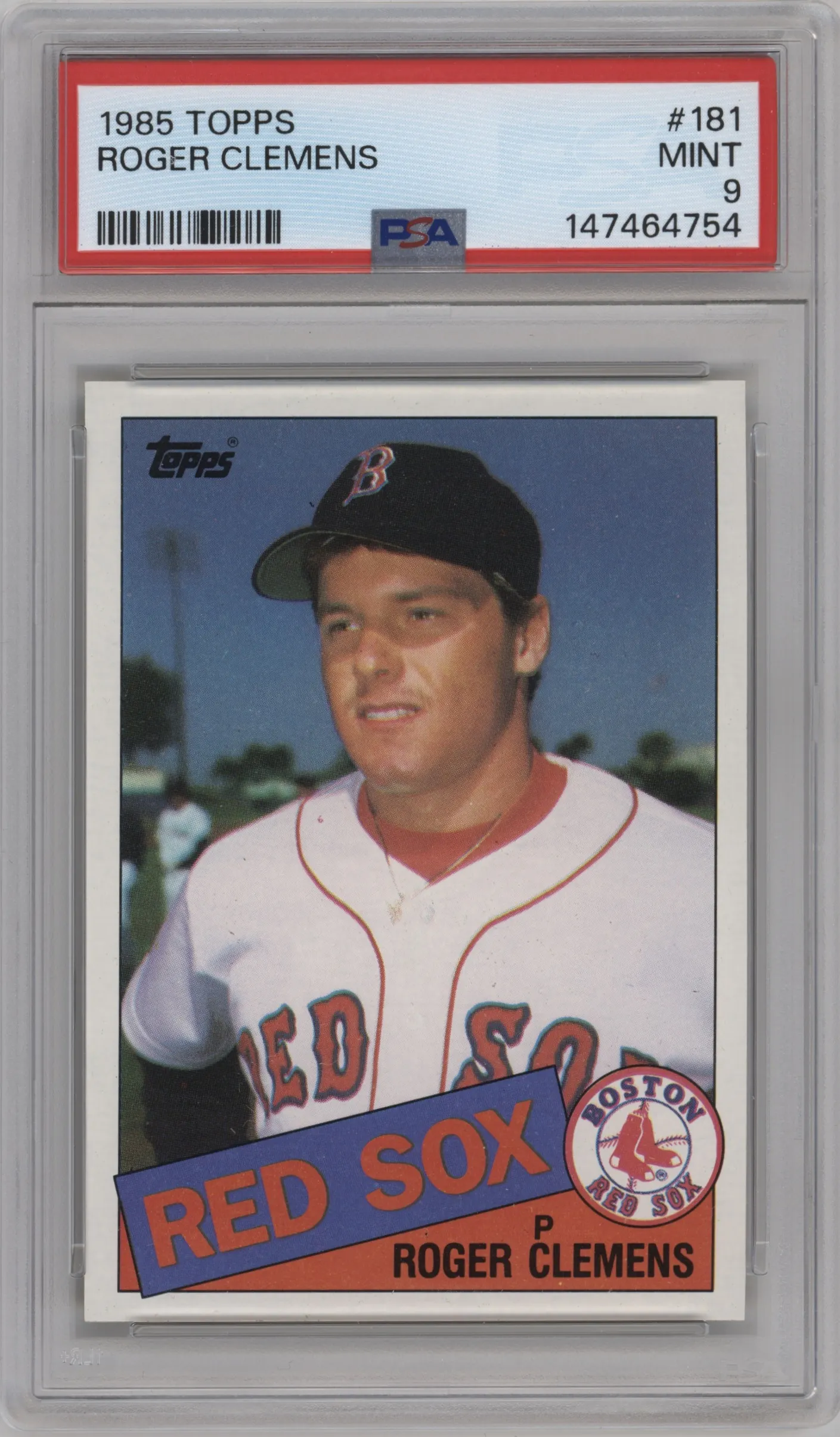 1985 Topps Roger Clemens #181 PSA 9
