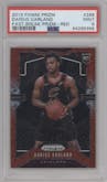 Darius Garland from the 2019-20 Panini Prizm set featuring a Fast Break Red parallel graded by PSA and given an overall grade of 9.