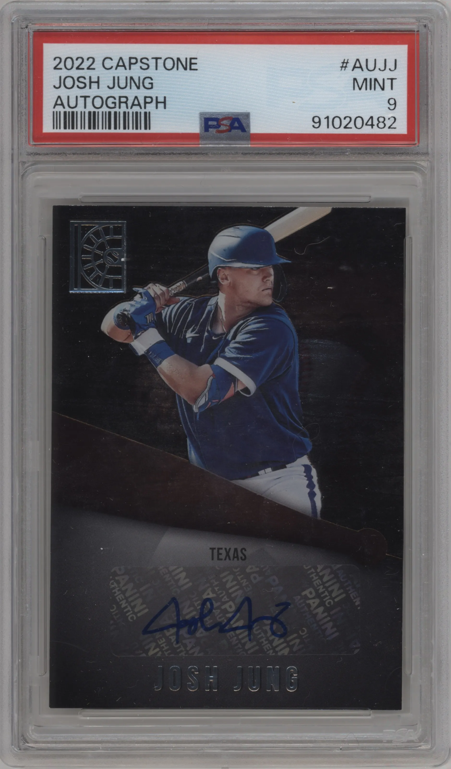 2022 Panini Capstone Auto Josh Jung PSA 9