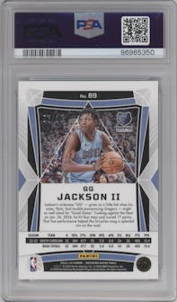 GG Jackson II from the 2023-24 Panini Obsidian set featuring a Electric Etch Blue Flood parallel graded by PSA and given an overall grade of 9.