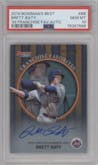 Brett Baty from the 2019 Bowman’s Best set graded by PSA and given an overall grade of 10.