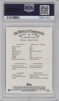 Paul Skenes from the 2024 Topps Allen & Ginter set graded by PSA and given an overall grade of 10.