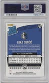Luka Doncic from the 2018-19 Panini Donruss Optic set graded by PSA and given an overall grade of 10.