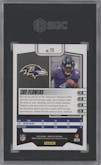 Zay Flowers from the 2023 Panini Absolute set featuring a Green Waves parallel graded by SGC and given an overall grade of 10.