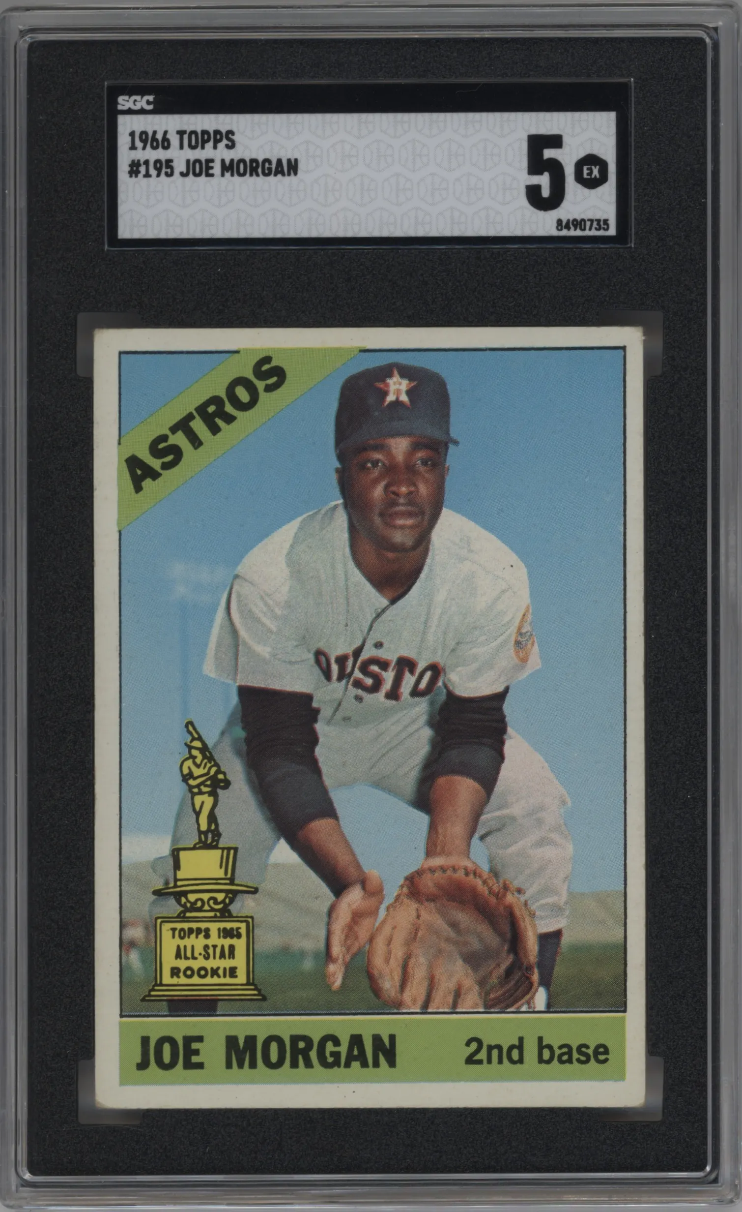 1966 Topps Joe Morgan #195 SGC 5