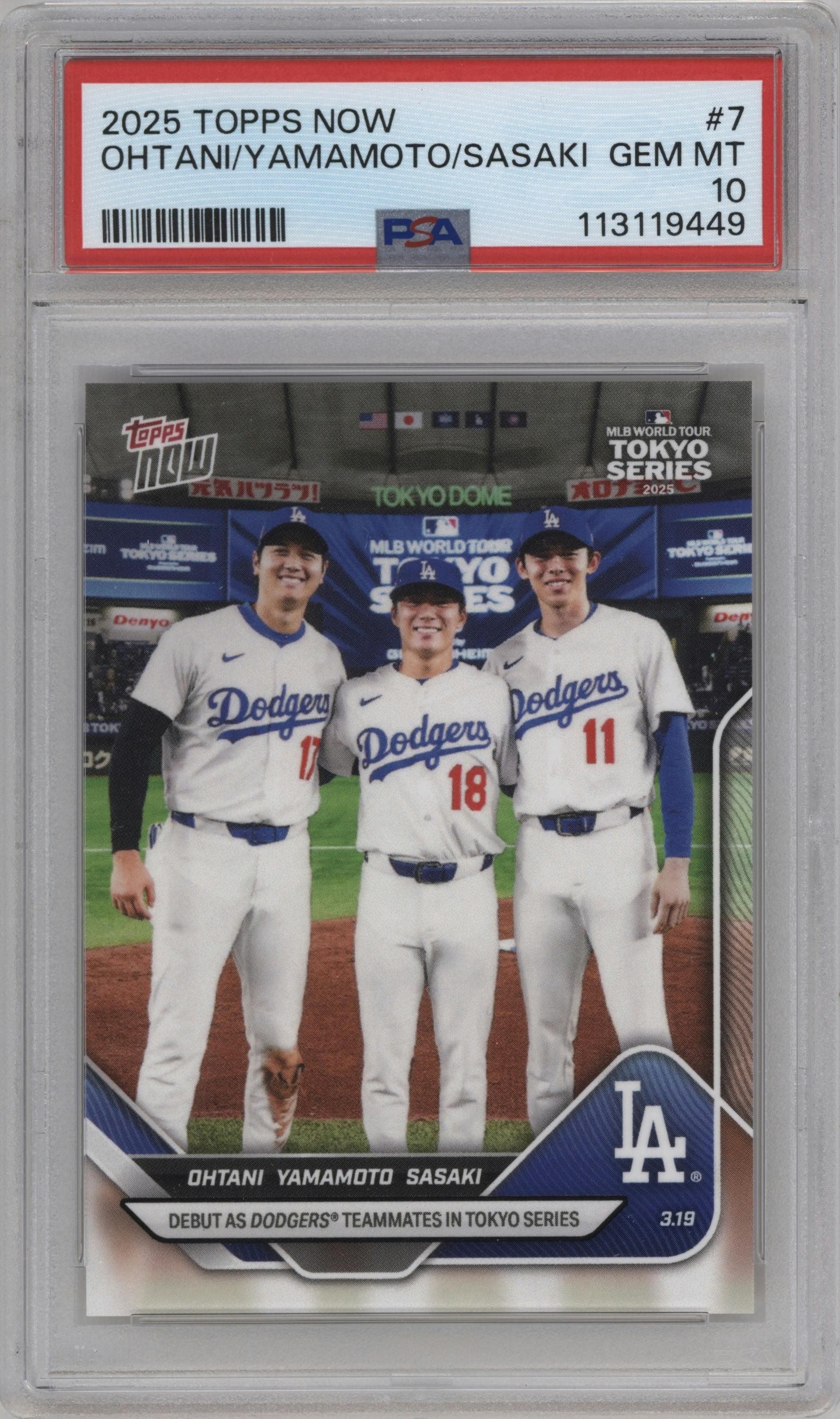 Shohei Ohtani/Yoshinobu Yamamoto/Roki Sasaki