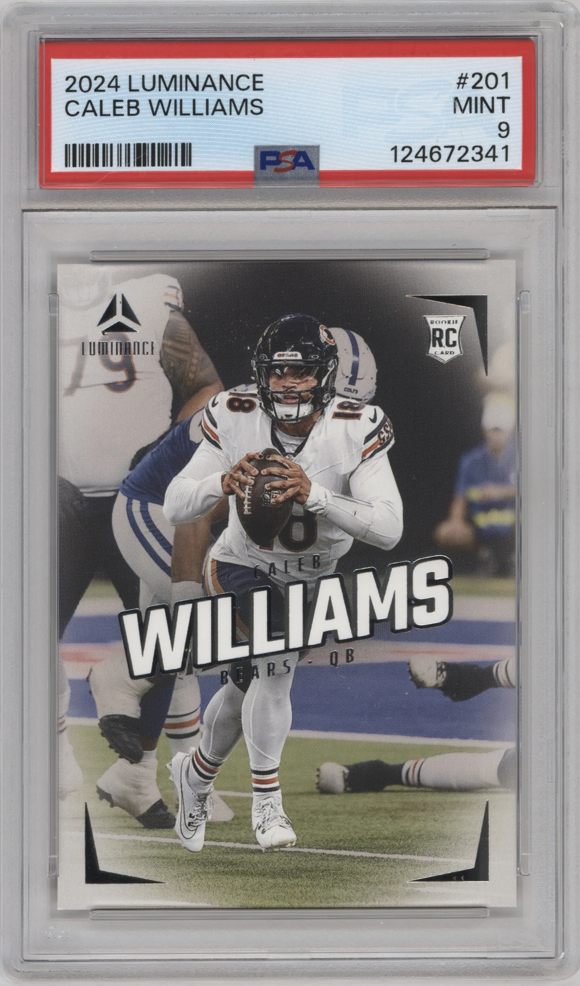 2024 Panini Luminance Caleb Williams PSA 9