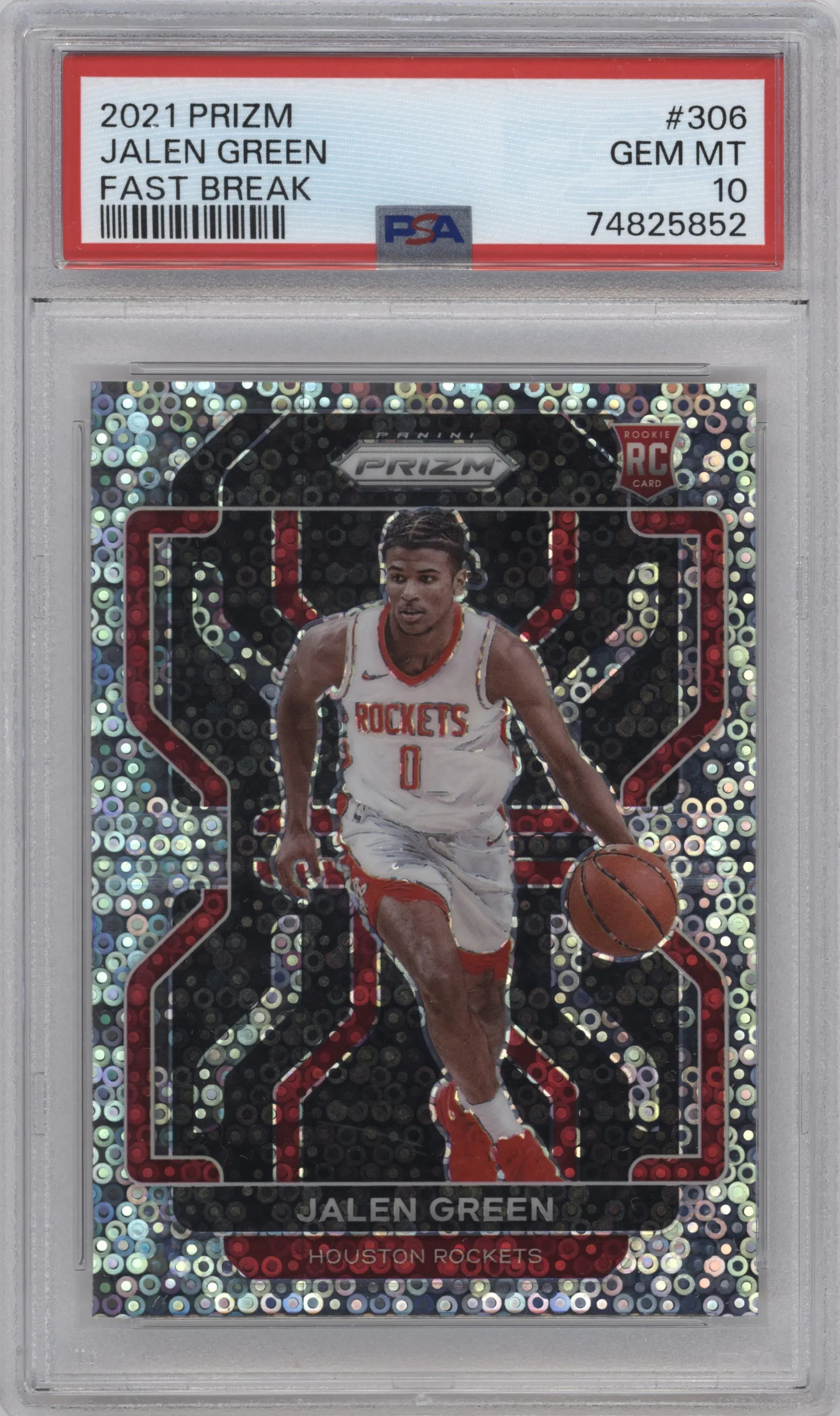 2021 Panini Prizm Jalen Green Fast Break PSA 10