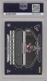C.J. Stroud  from the 2023 Panini Mosaic set featuring a Red Mosaic parallel graded by PSA and given an overall grade of 10.