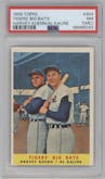 Tigers' Big Bats (Harvey Kuenn / Al Kaline) from the 1958 Topps set graded by PSA and given an overall grade of 7.
