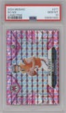 Bo Nix from the 2024 Panini Mosaic set featuring a Pink Camo parallel graded by PSA and given an overall grade of 10.
