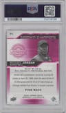 Michael Jordan from the 2023 Upper Deck Goodwin Champions set featuring a Pink Wave parallel graded by PSA and given an overall grade of 10.