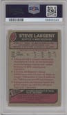 Steve Largent from the 1977 Topps set graded by PSA and given an overall grade of 4.