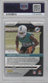 Minkah Fitzpatrick from the 2018 Panini Prizm set featuring a Blue Shimmer parallel graded by PSA and given an overall grade of 9.