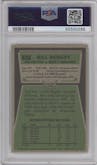 Bill Bergey from the 1975 Topps  set graded by PSA and given an overall grade of 9.