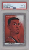 Kris Murray from the 2023-24 Panini NBA Hoops set graded by PSA and given an overall grade of 10.